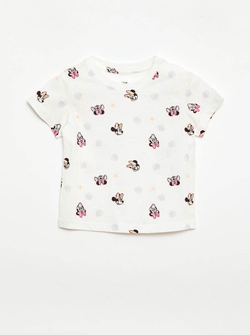 Set met T-shirt en playsuit 'Disney' 'Mickey' Wit - Kiabi
