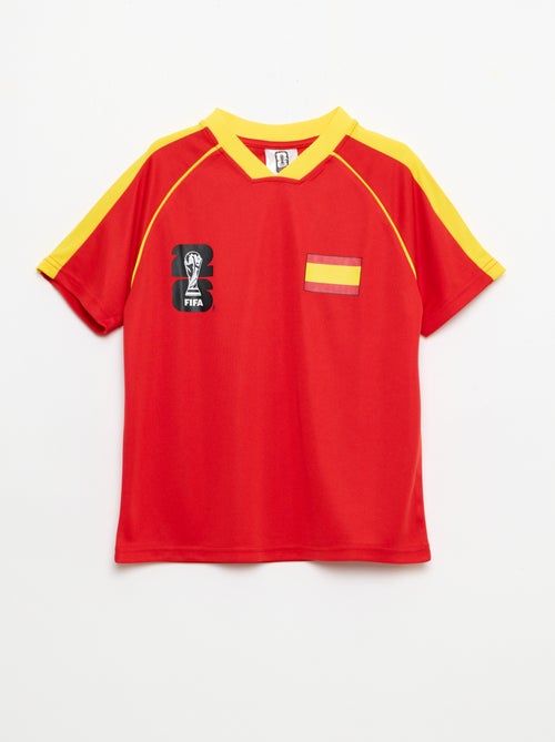 Set met T-shirt en short met officiële FIFA Wereldbeker 26™ licentie - Frankrijk - Kiabi