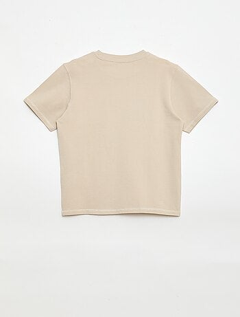 Set met T-shirt en short van katoenpiqué