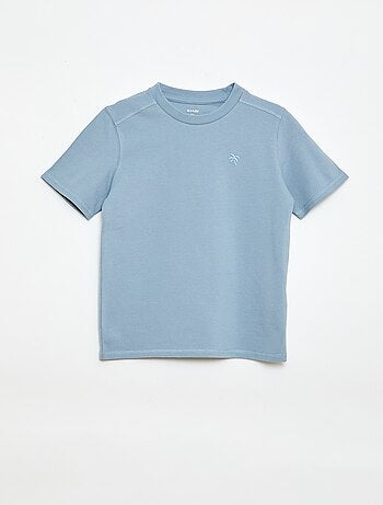 Set met T-shirt en short van katoenpiqué