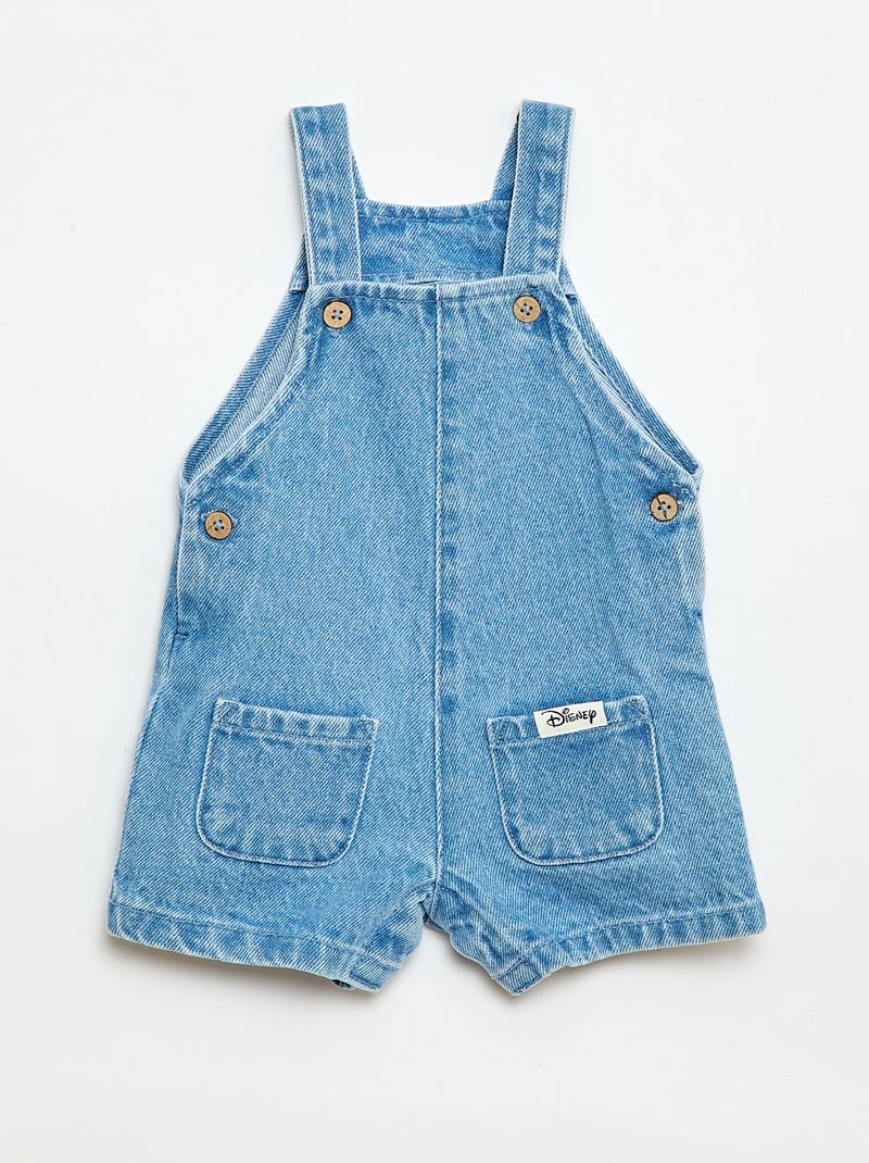 Set met T-shirt en tuinbroek 'Mickey' 'Disney' - 2-delig Wit - Kiabi