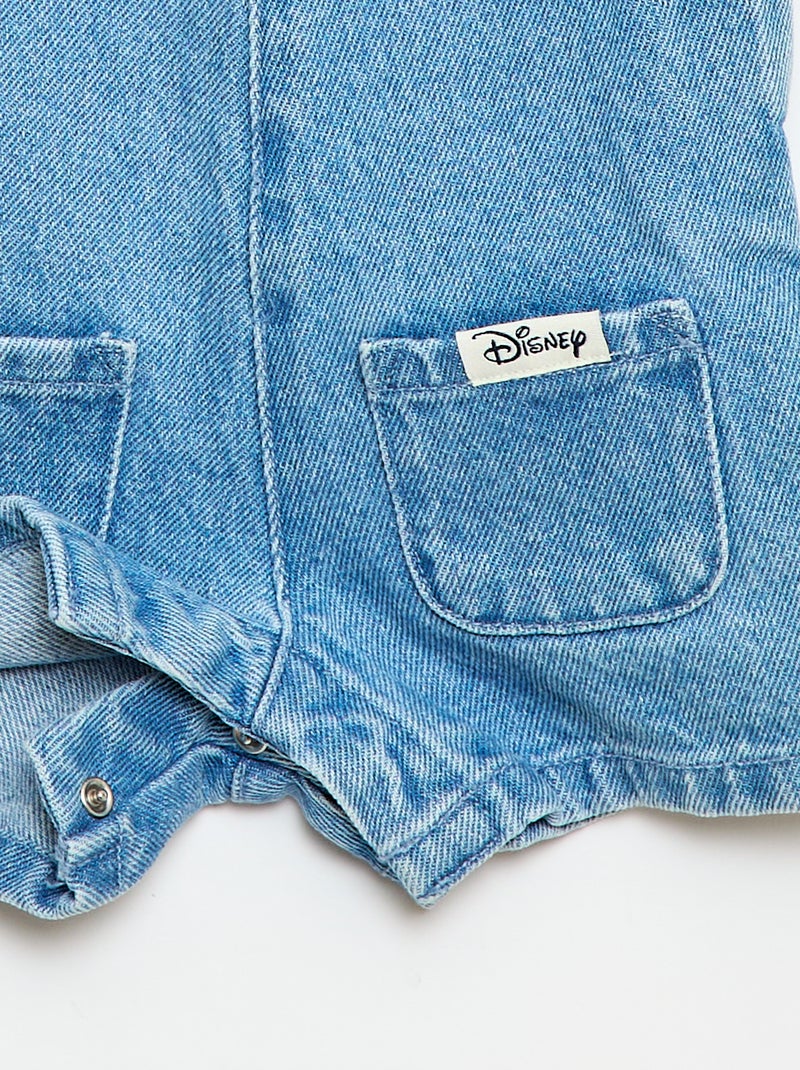 Set met T-shirt en tuinbroek 'Mickey' 'Disney' - 2-delig Wit - Kiabi