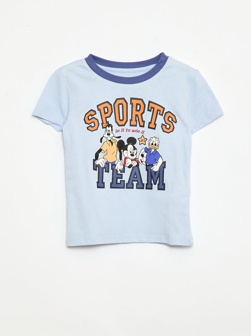 Set met T-shirt + short 'Disney' 'Mickey' - 2-delig Blauw - Kiabi