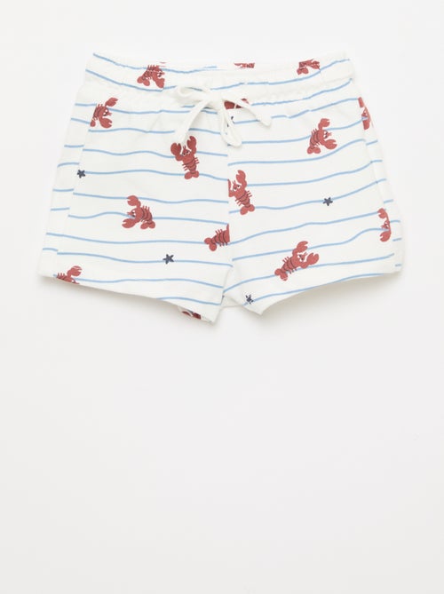 Set met T-shirt + short met motief - 2-delig - Kiabi