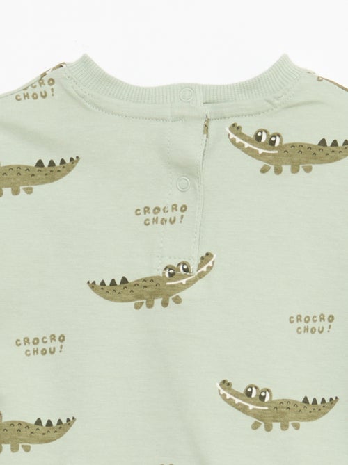 Set met T-shirt + short met motief - 2-delig - Kiabi