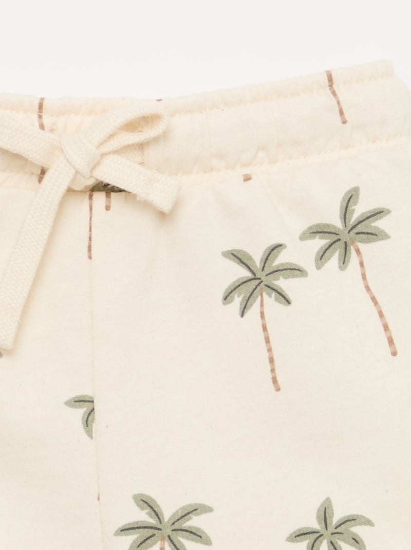 Set met T-shirt + short met motief - 2-delig Wit - Kiabi