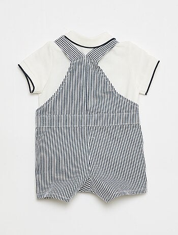 Set met tuinbroek + polo - 2-delig