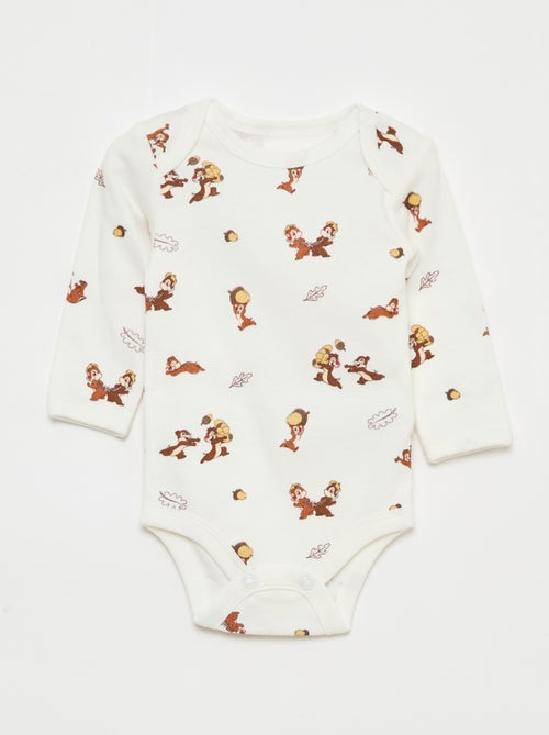 Set met tuinbroek slaappak + body met lange mouwen 'Disney' - Kiabi