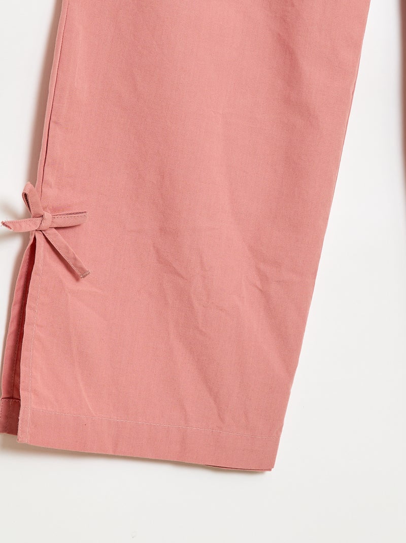 Set mouwloze blouse + pantalon - 2-delig Rose - Kiabi