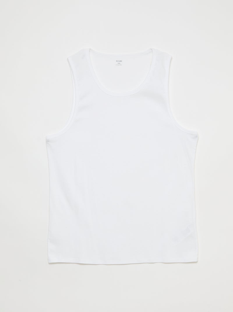 Set mouwloze shirts van jerseytricot Wit - Kiabi