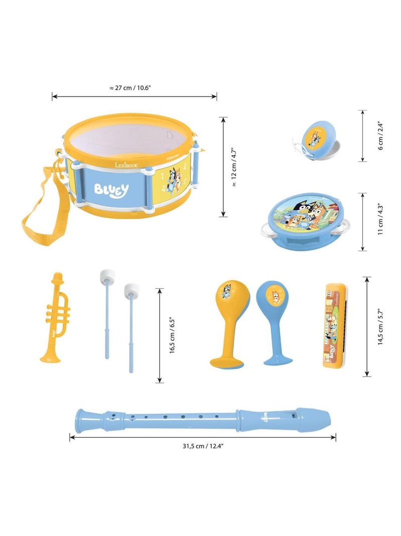 Set musical 7pcs bluey Bleu - Kiabi