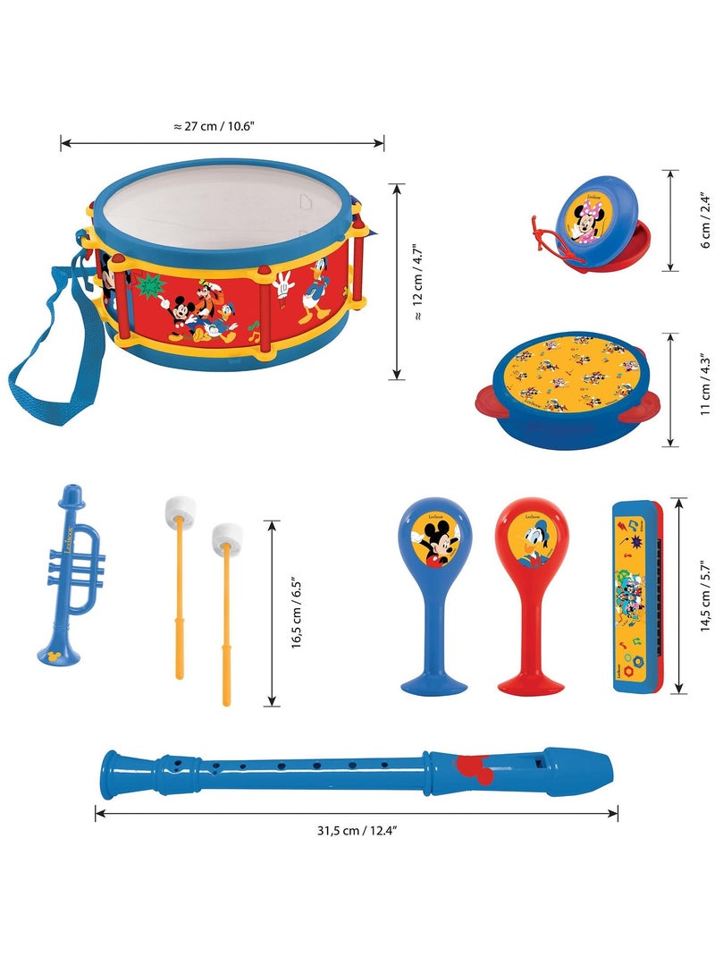 Set musical 7pcs mickey mouse Bleu - Kiabi