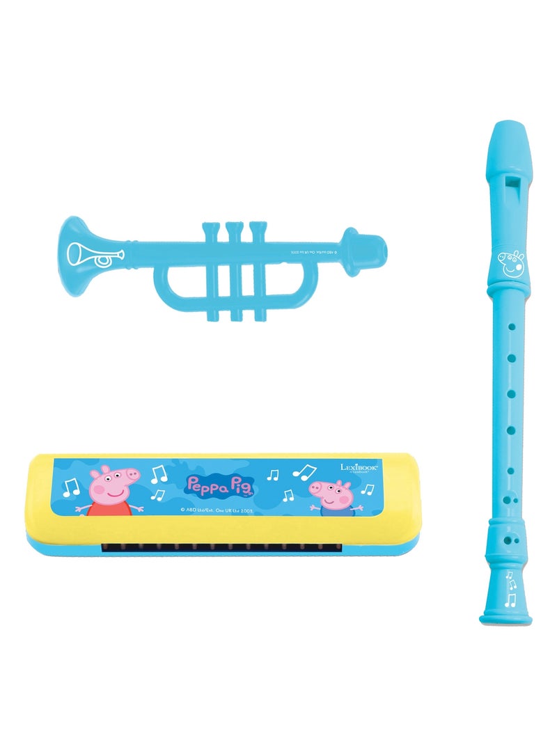 Set musical 7pcs peppa pig Bleu - Kiabi