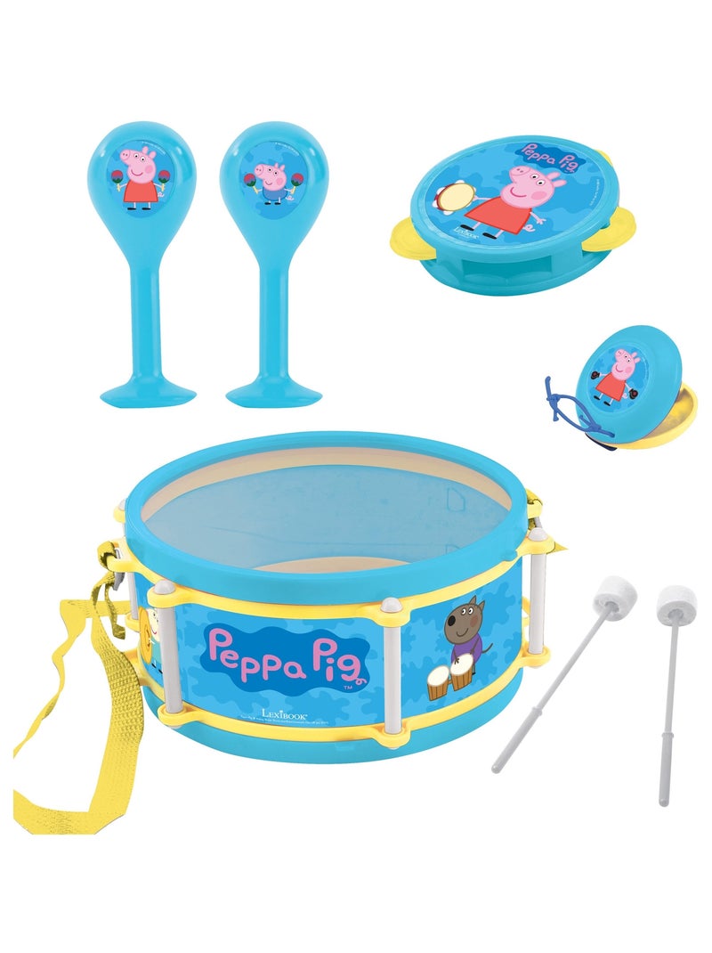 Set musical 7pcs peppa pig Bleu - Kiabi
