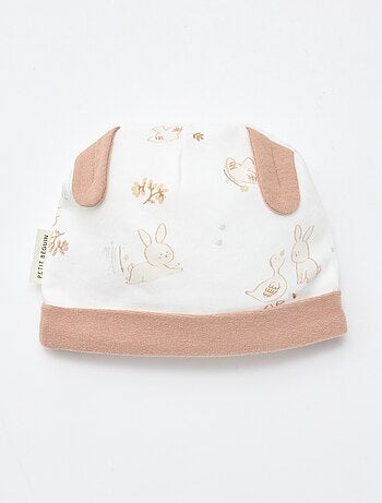 Set muts + handschoenen voor pasgeborenen 'Petit Béguin'