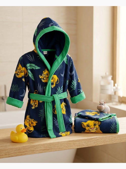 Set Peignoir + Serviette + Gant Enfant Le Roi Lion Disney - Kiabi