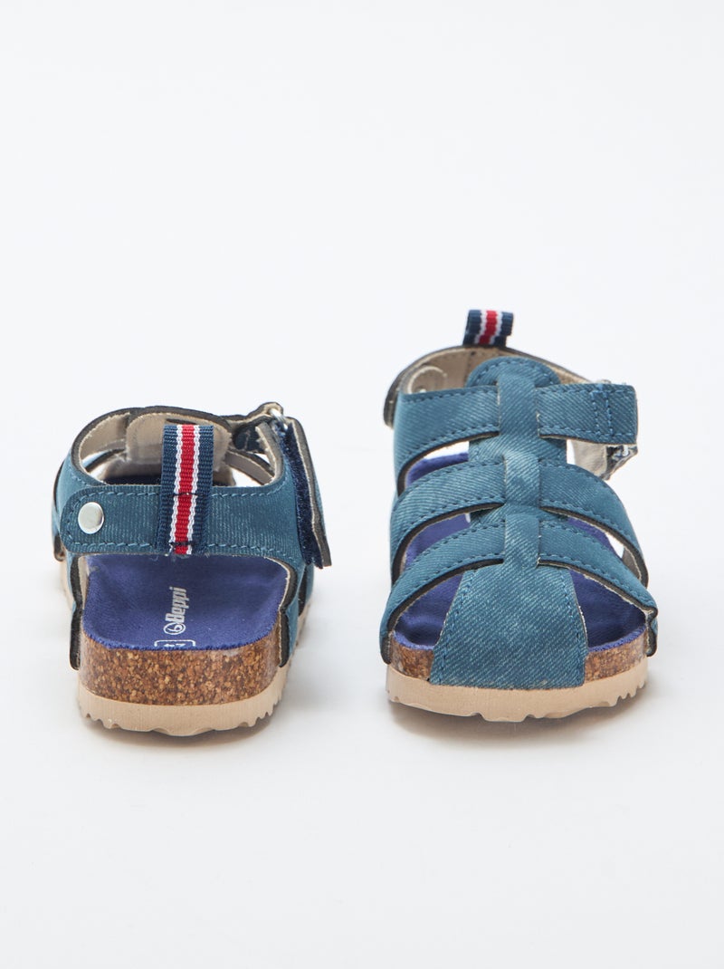 Set postuurcorrigerende sandalen met meerdere bandjes Blauw - Kiabi