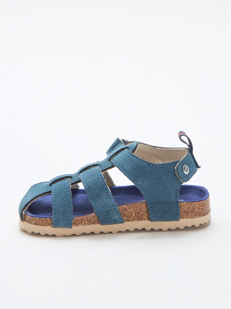Set postuurcorrigerende sandalen met meerdere bandjes Blauw - Kiabi