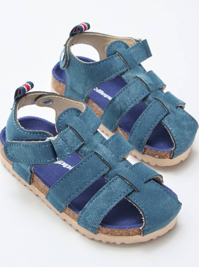 Set postuurcorrigerende sandalen met meerdere bandjes Blauw - Kiabi