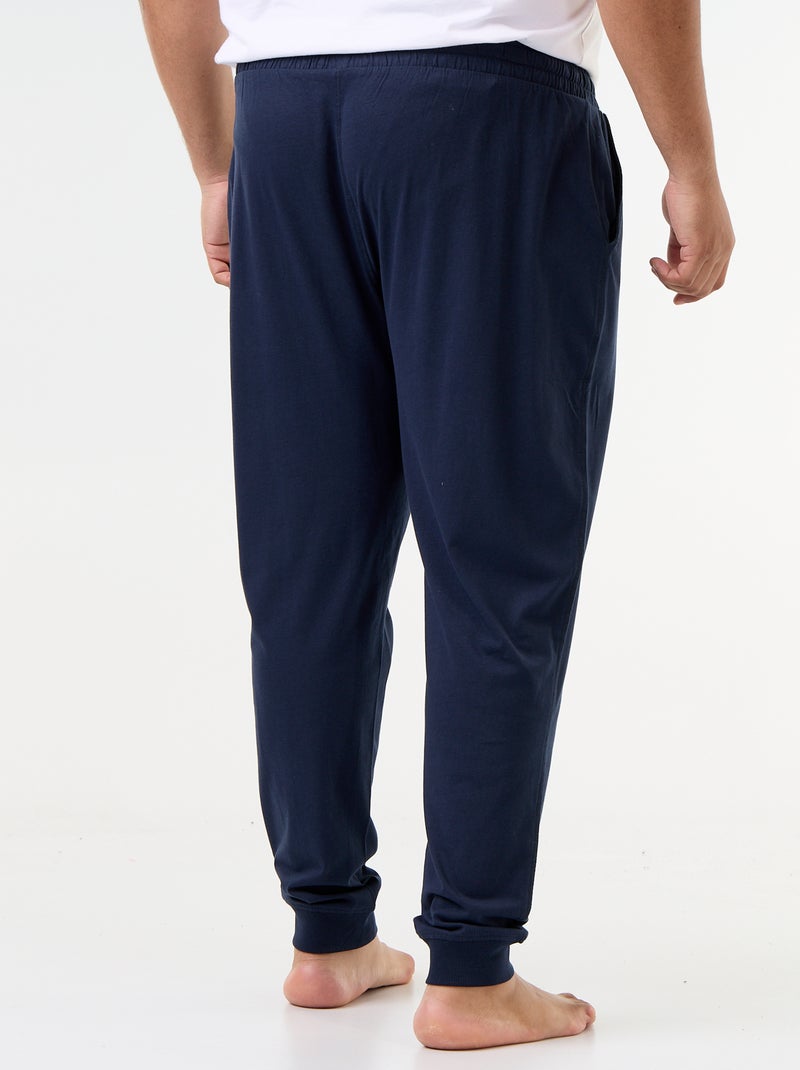 Set pyjamabroeken van jersey Blauw - Kiabi