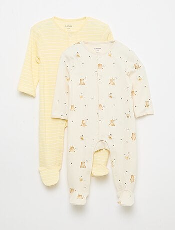 Set pyjama's met voetjes