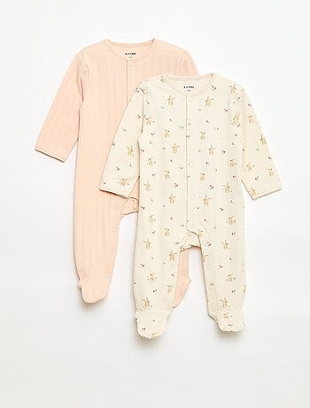 Set pyjama's met voetjes