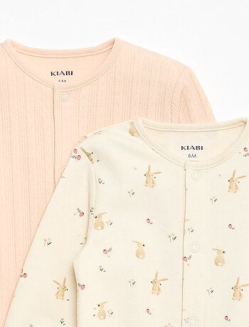 Set pyjama's met voetjes