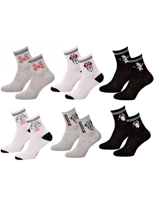 Set sokken dames Licentie Fantasy - 6 paar - Kiabi Set sokken dames Licentie Fantasy - 6 paar - Kiabi