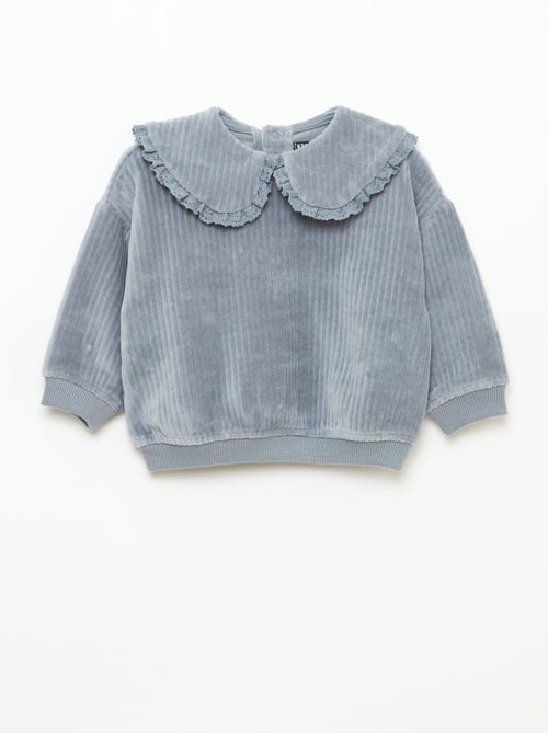 Set sweater + broek van ribfluweel - Kiabi