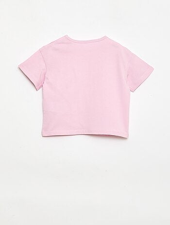Set T-shirt + geribd fietsbroekje - 2-delig