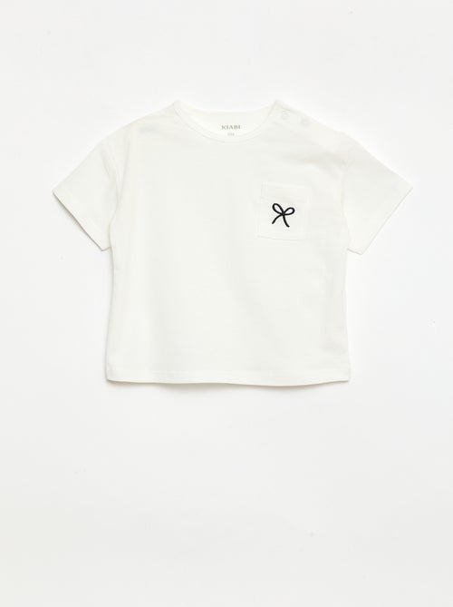 Set T-shirt + geribd fietsbroekje - 2-delig - Kiabi