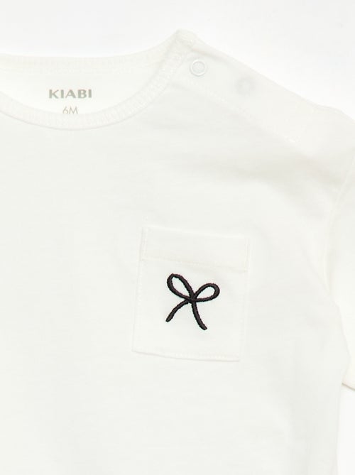 Set T-shirt + geribd fietsbroekje - 2-delig - Kiabi