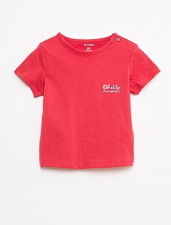 Set T-shirt + short met all-over print