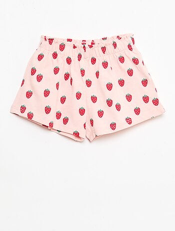 Set T-shirt + short met all-over print