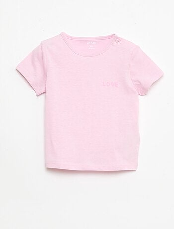 Set T-shirt + short met all-over print