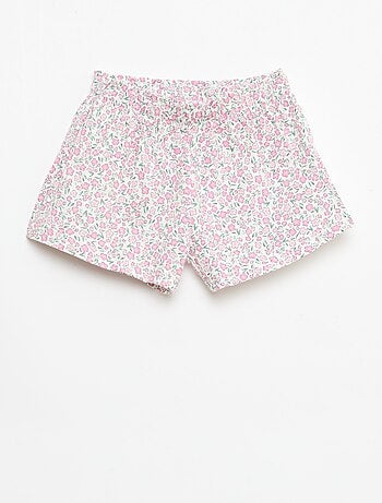 Set T-shirt + short met all-over print