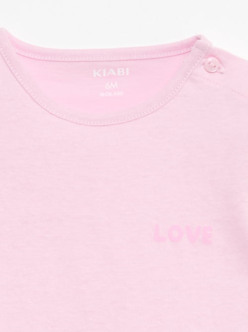 Set T-shirt + short met all-over print - Kiabi Set T-shirt + short met all-over print - Kiabi