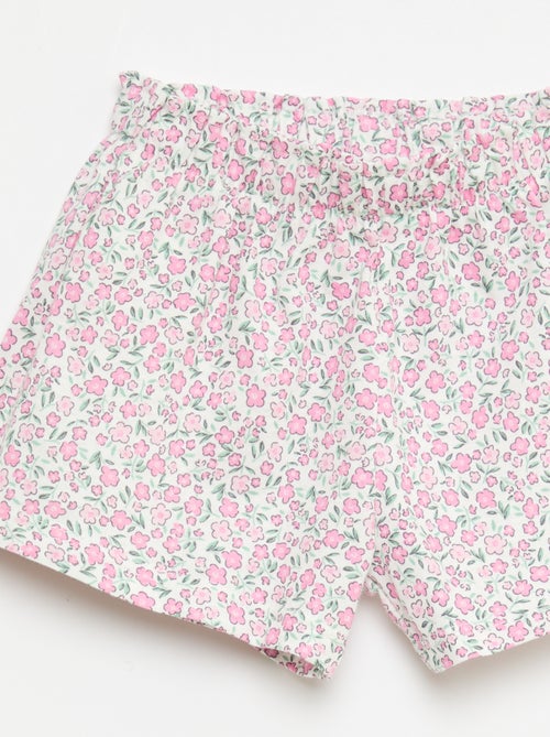 Set T-shirt + short met all-over print - Kiabi Set T-shirt + short met all-over print - Kiabi