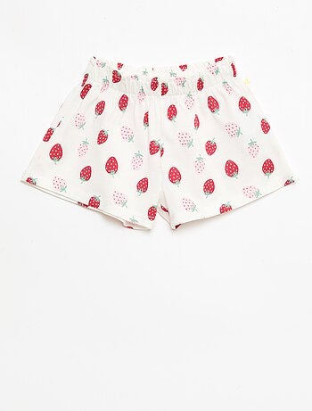 Set T-shirt + short met all-over print