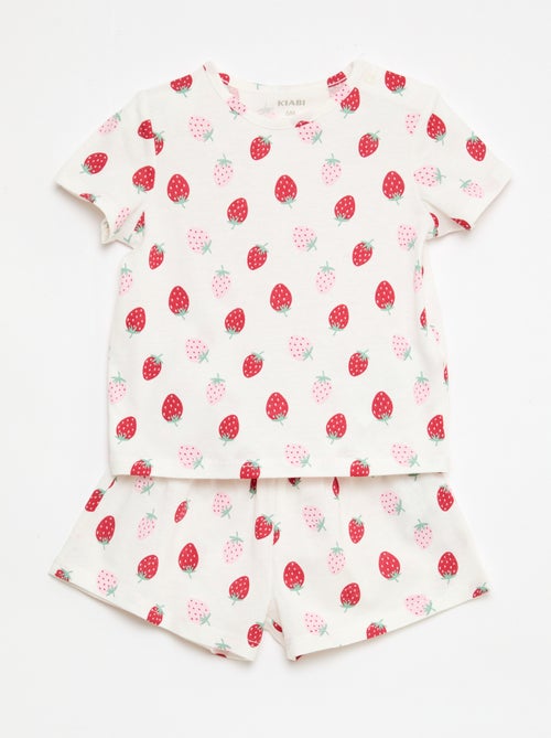 Set T-shirt + short met all-over print - Kiabi