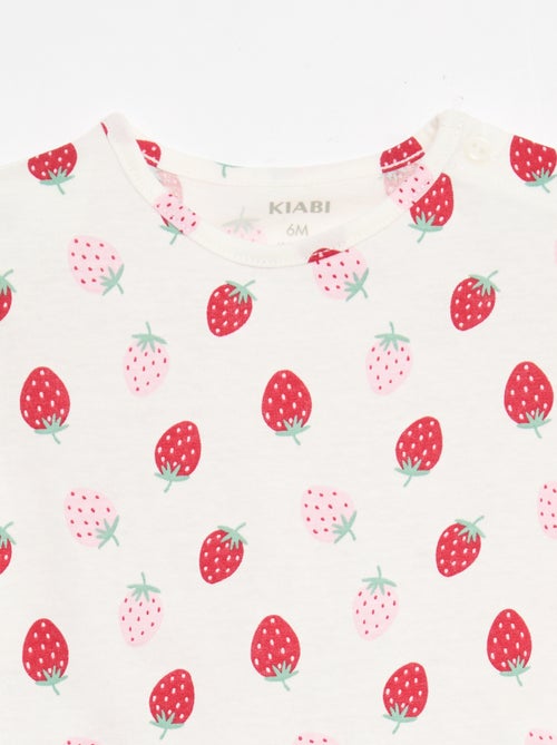 Set T-shirt + short met all-over print - Kiabi