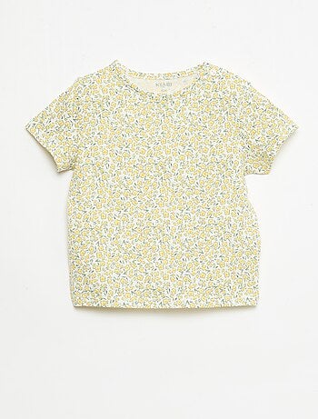 Set T-shirt + short met all-over print
