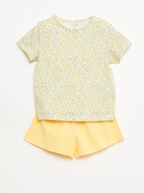 Set T-shirt + short met all-over print - Kiabi Set T-shirt + short met all-over print - Kiabi