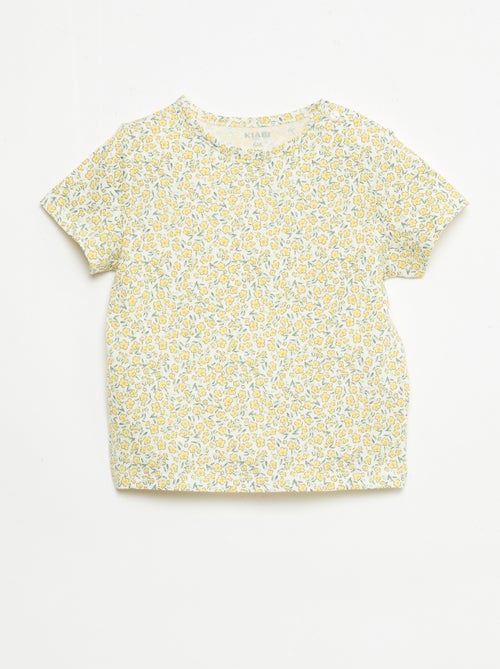 Set T-shirt + short met all-over print - Kiabi Set T-shirt + short met all-over print - Kiabi