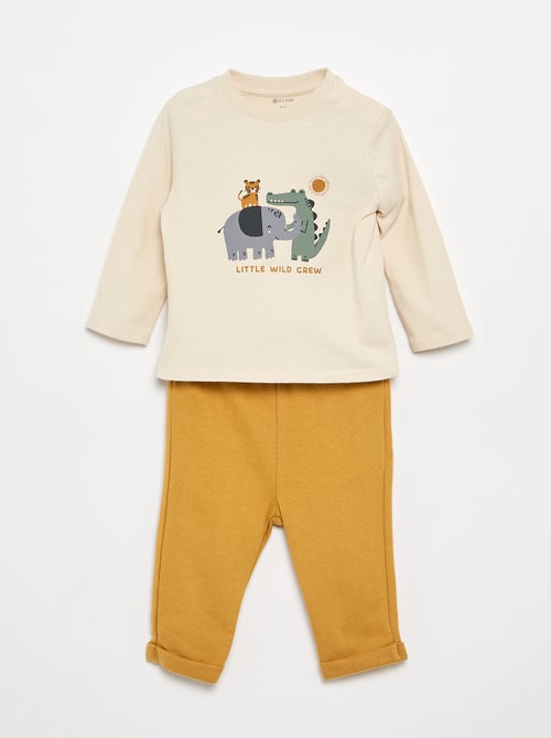 Set T-shirt + sporttrainingbroek - 2-delig - Kiabi