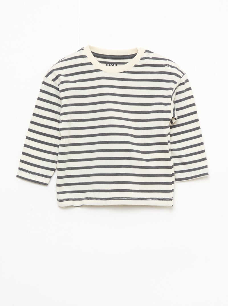 Set T-shirt + tuinbroek - 2-delig Grijs - Kiabi