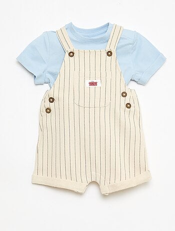 Set T-shirt + tuinbroek 'Disney' 'Mickey' - 2-delig