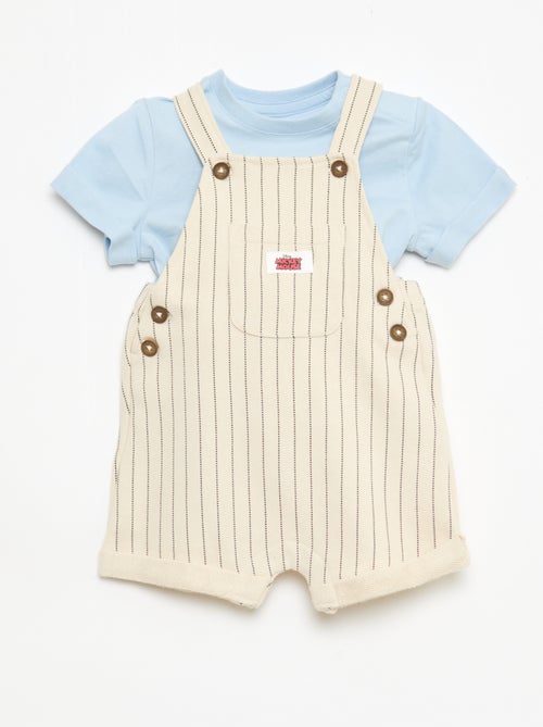 Set T-shirt + tuinbroek 'Disney' 'Mickey' - 2-delig - Kiabi