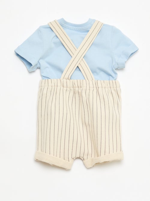 Set T-shirt + tuinbroek 'Disney' 'Mickey' - 2-delig - Kiabi