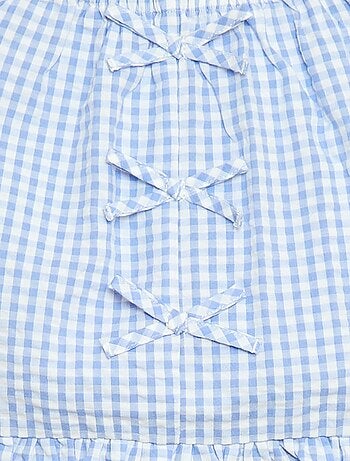 Set top + broek met katoenen details